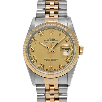 ロレックス デイトジャスト 16233 シャンパン メンズ 時計 【中古】【wristwatch】