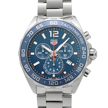 タグ ホイヤー フォーミュラ1 クォーツ クロノグラフ CAZ1014.BA0842 ブルー メンズ 時計 【中古】【wristwatch】