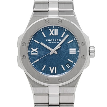 ショパール アルパイン イーグル ラージ 298600-3001 ブルー メンズ 時計 【中古】【wristwatch】