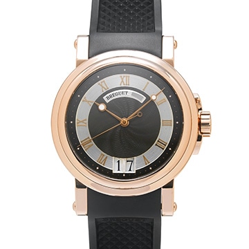 ブレゲ マリーン II ラージデイト 5817BR/Z2/5V8 グレー メンズ 時計 【中古】【wristwatch】