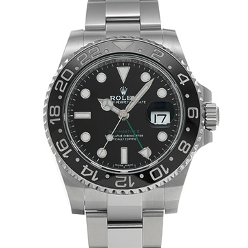ロレックス GMTマスターII 116710LN ブラック メンズ 時計 【中古】【wristwatch】