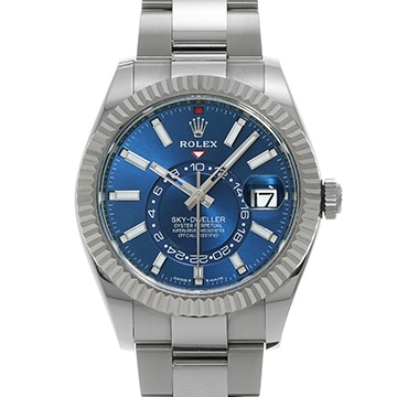 ロレックス スカイドゥエラー 336934 ブライトブルー メンズ 時計 【中古】【wristwatch】
