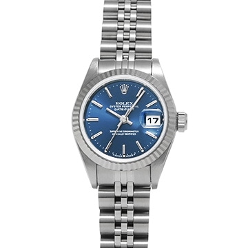ロレックス デイトジャスト 69174 ブルー レディース 時計 【中古】【wristwatch】