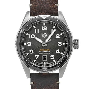 タグ ホイヤー オータヴィア キャリバー5 クロノメーター WBE5114.FC8266 ブラック メンズ 時計 【中古】【wristwatch】