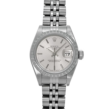 ロレックス オイスターパーペチュアル デイト 69240 シルバー レディース 時計 【中古】【wristwatch】