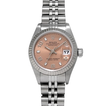 ロレックス デイトジャスト 69174 ピンク レディース 時計 【中古】【wristwatch】