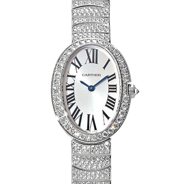 カルティエ ベニュワール WB520011 シルバー レディース 時計 【中古】【wristwatch】