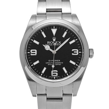 ロレックス エクスプローラー 214270 ブラック メンズ 時計 【中古】【wristwatch】