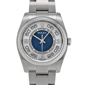 ロレックス オイスターパーペチュアル 36 116000 ブルーコンセントリック/シルバー メンズ 時計 【中古】【wristwatch】