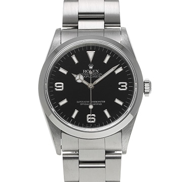 ロレックス エクスプローラー 14270 ブラック メンズ 時計 【中古】【wristwatch】
