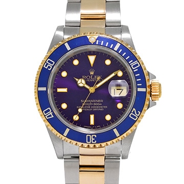 ロレックス サブマリーナ デイト 16613 ブルー メンズ 時計 【中古】【wristwatch】