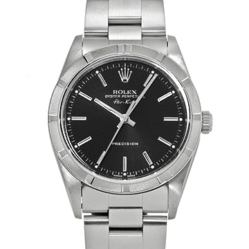 ロレックス エアキング 14010 ブラック メンズ 時計 【中古】【wristwatch】