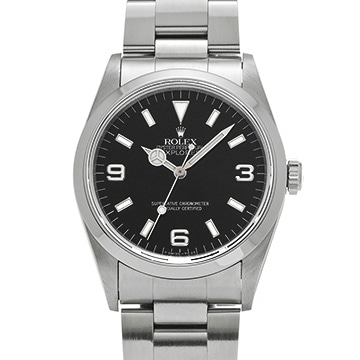 ロレックス エクスプローラー 14270 ブラック メンズ 時計 【中古】【wristwatch】