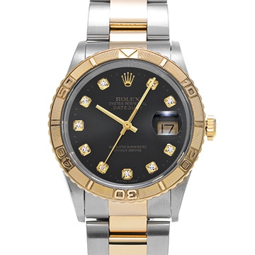 ロレックス デイトジャスト サンダーバード 16263G ブラック メンズ 時計 【中古】【wristwatch】