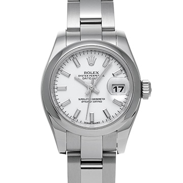 ロレックス デイトジャスト 179160 ホワイト レディース 時計 【中古】【wristwatch】