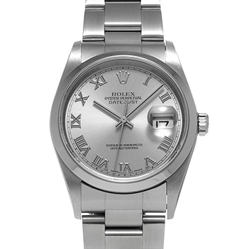ロレックス デイトジャスト 16200 シルバー メンズ 時計 【中古】【wristwatch】