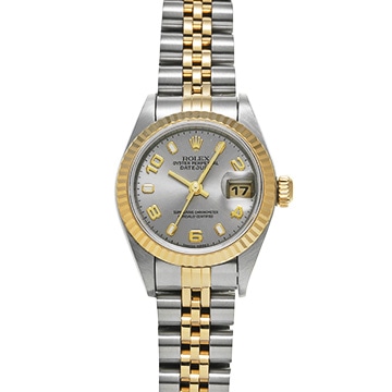 ロレックス デイトジャスト 79173 グレー レディース 時計 【中古】【wristwatch】