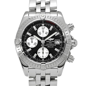 ブライトリング クロノマット エボリューション A13356 ブラック/シルバー メンズ 時計 【中古】【wristwatch】