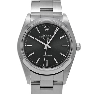 ロレックス エアキング 14000M ブラック メンズ 時計 【中古】【wristwatch】