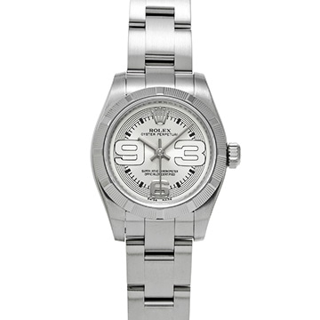 ロレックス オイスターパーペチュアル 26 176210 シルバー レディース 時計 【中古】【wristwatch】