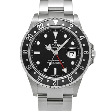 ロレックス GMTマスターII 16710 ブラック メンズ 時計 【中古】【wristwatch】