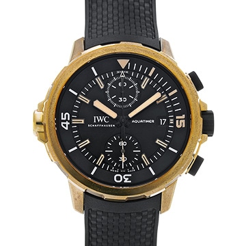 IWC アクアタイマー クロノグラフ エクスペディション チャールズ・ダーウィン IW379503 ブラック メンズ 時計 【中古】【wristwatch】