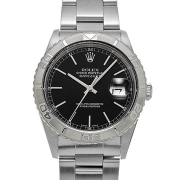 ロレックス デイトジャスト サンダーバード 16264 ブラック メンズ 時計 【中古】【wristwatch】