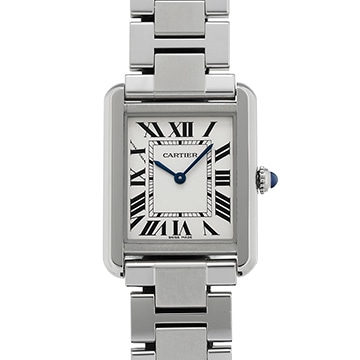 カルティエ タンク ソロ SM W5200013 シルバー レディース 時計 【中古】【wristwatch】