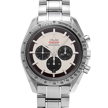 オメガ スピードマスター レジェンド ミハエル・シューマッハ 2004 3559.32 ホワイト/ブラック メンズ 時計 【中古】【wristwatch】