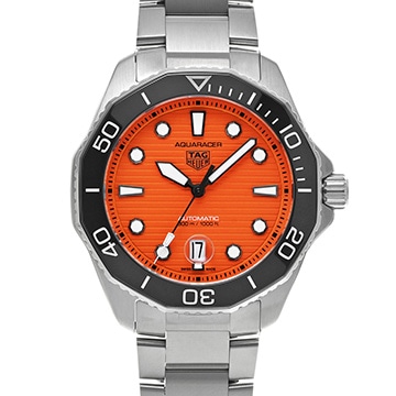 タグ ホイヤー アクアレーサー プロフェッショナル 300 キャリバー5 WBP201F.BA0632 オレンジ メンズ 時計 【中古】【wristwatch】