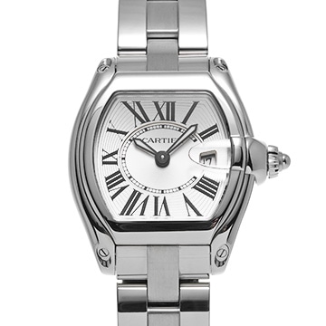 カルティエ ロードスター SM W62016V3 シルバー レディース 時計 【中古】【wristwatch】