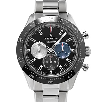 ゼニス クロノマスター エル・プリメロ スポーツ 03.3100.3600/21.M3100 ブラック メンズ 時計 【中古】【wristwatch】