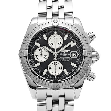 ブライトリング クロノマット エボリューション A13356-015 ブラック/シルバー メンズ 時計 【中古】【wristwatch】
