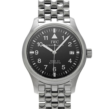 IWC パイロットウォッチ マーク XV IW325307 ブラック メンズ 時計 【中古】【wristwatch】