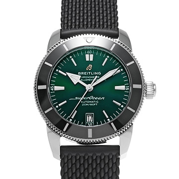 ブライトリング スーパーオーシャン ヘリテージ B20 オートマチック 42 AB2010121L1S1 グリーン メンズ 時計 【中古】【wristwatch】
