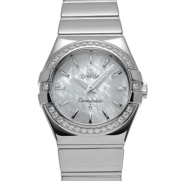オメガ コンステレーション クォーツ 123.15.27.60.05.002 ホワイトシェル レディース 時計 【中古】【wristwatch】
