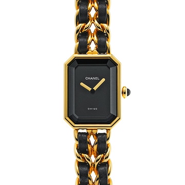 シャネル プルミエール S H0001 ブラック レディース 時計 【中古】【wristwatch】