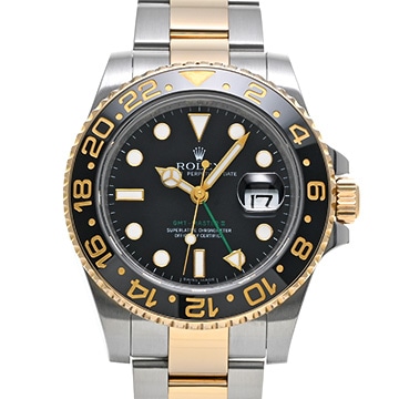 ロレックス GMTマスターII 116713LN ブラック メンズ 時計 【中古】【wristwatch】