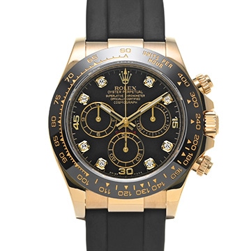 ロレックス コスモグラフ デイトナ 116518LNG ブラック/ダイヤモンド メンズ 時計 【中古】【wristwatch】