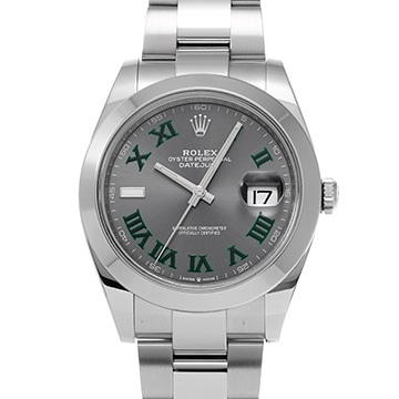 ロレックス デイトジャスト 41 126300 スレート メンズ 時計 【中古】【wristwatch】