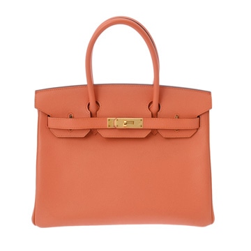 エルメス バーキン 30 マンゴー ヴォーエプソン レディース バッグ 【中古】【bag】