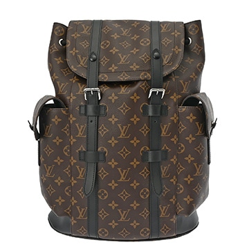 ルイ ヴィトン モノグラムマカサー クリストファー MM ブラウン M43735 モノグラムマカサー メンズ バッグ 【中古】【bag】