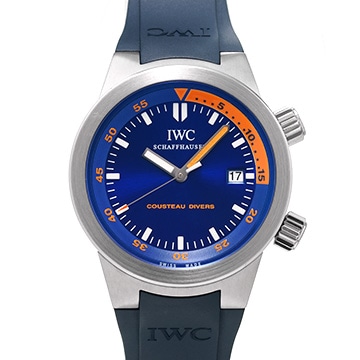 IWC アクアタイマー クストーダイバーズ IW354806 ブルー メンズ 時計 【中古】【wristwatch】