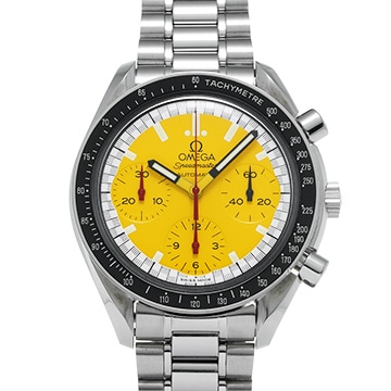 オメガ スピードマスター レーシング ミハエル・シューマッハ 3510.12 イエロー メンズ 時計 【中古】【wristwatch】