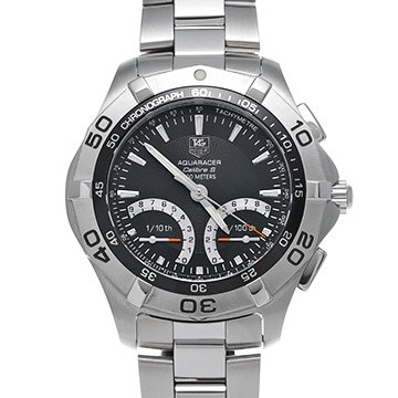 タグ ホイヤー ニューアクアレーサー キャリバーS CAF7010.BA0815 ブラック メンズ 時計 【中古】【wristwatch】