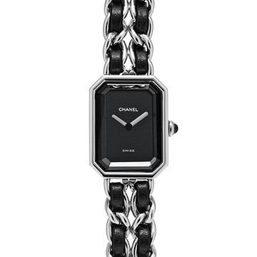 シャネル プルミエール M H0451 ブラック レディース 時計 【中古】【wristwatch】