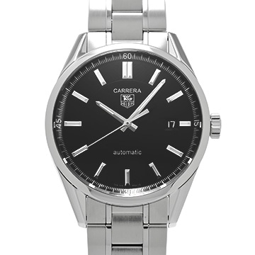 タグ ホイヤー カレラ キャリバー5 WV211B.BA0787 ブラック メンズ 時計 【中古】【wristwatch】