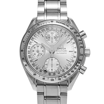 オメガ スピードマスター トリプルカレンダー 3523.30 シルバー メンズ 時計 【中古】【wristwatch】