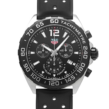 タグ ホイヤー フォーミュラ1 クォーツ クロノグラフ CAZ1010.FT8024 ブラック メンズ 時計 【中古】【wristwatch】