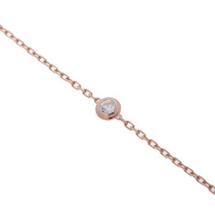 カルティエ ダムール ブレスレット LM ゴールド K18ピンクゴールド PG レディース ジュエリー 【中古】【jewelry】